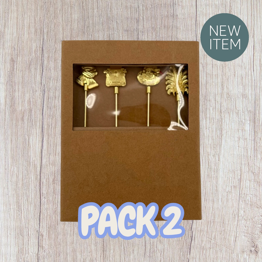 Gold Cocktail Picks Inspired by Taylor’s Album Eras | Choose Your 4-Pick Gift Set | Martini Picks | Food Picks | Keepsake